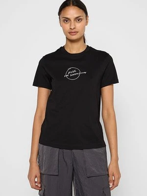 Zdjęcie produktu T-shirt z nadrukiem Diesel czarny