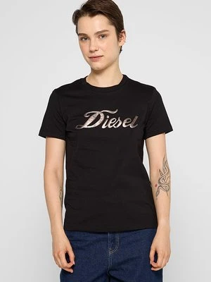 Zdjęcie produktu T-shirt z nadrukiem Diesel czarny