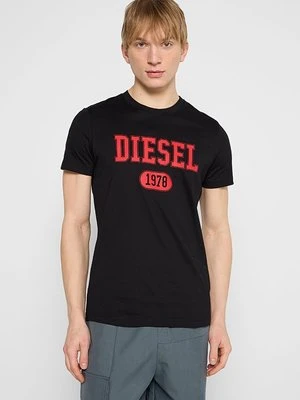 Zdjęcie produktu T-shirt z nadrukiem Diesel czarny