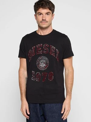 Zdjęcie produktu T-shirt z nadrukiem Diesel czarny