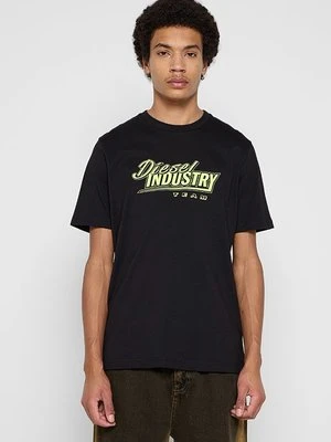 Zdjęcie produktu T-shirt z nadrukiem Diesel czarny