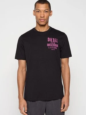 Zdjęcie produktu T-shirt z nadrukiem Diesel czarny