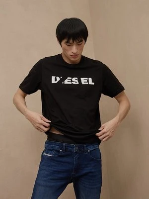 Zdjęcie produktu T-shirt z nadrukiem Diesel czarny