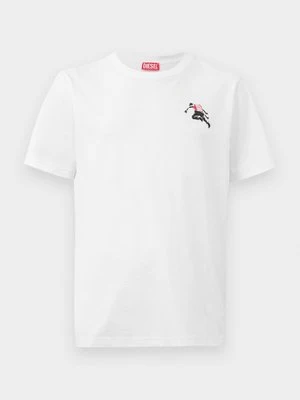 Zdjęcie produktu T-shirt z nadrukiem Diesel biały