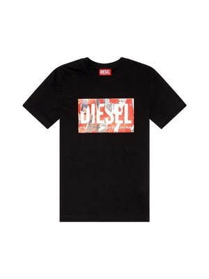 Zdjęcie produktu T-shirt z nadrukiem Diesel czarny