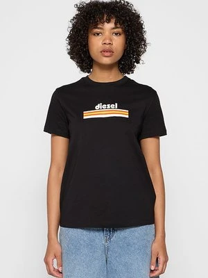 Zdjęcie produktu T-shirt z nadrukiem Diesel czarny