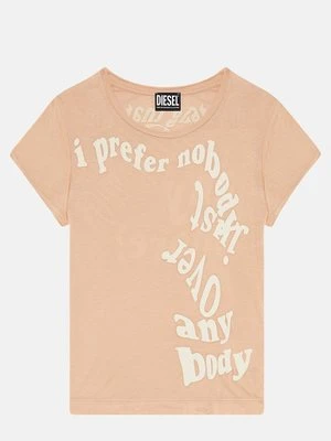 T-shirt z nadrukiem Diesel