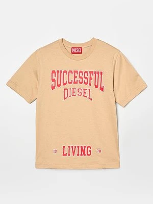 T-shirt z nadrukiem Diesel