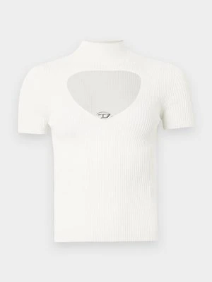 Zdjęcie produktu T-shirt z nadrukiem Diesel mleczny