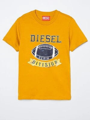T-shirt z nadrukiem Diesel