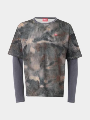T-shirt z nadrukiem Diesel