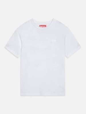 T-shirt z nadrukiem Diesel biały