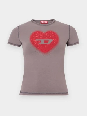 T-shirt z nadrukiem Diesel