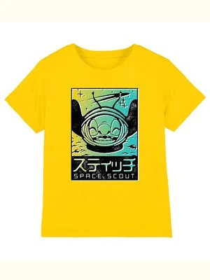 T-shirt z nadrukiem Disney żółty