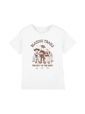 T-shirt z nadrukiem Disney biały