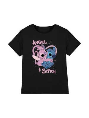 T-shirt z nadrukiem Disney czarny