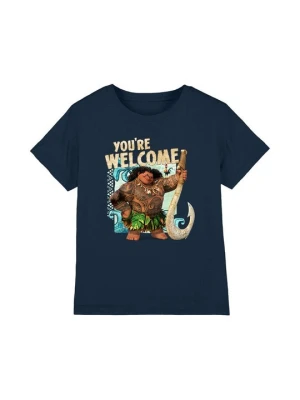 T-shirt z nadrukiem Disney granatowy