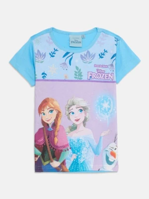 T-shirt z nadrukiem Disney jasnoniebieski