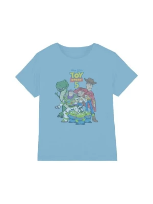 T-shirt z nadrukiem Disney jasnoniebieski