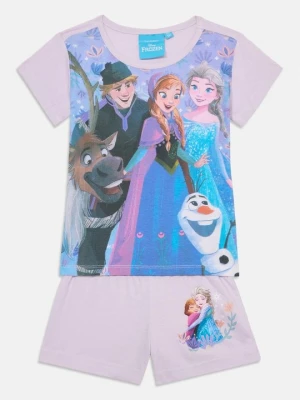 T-shirt z nadrukiem Disney liliowy