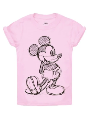 T-shirt z nadrukiem Disney różowy