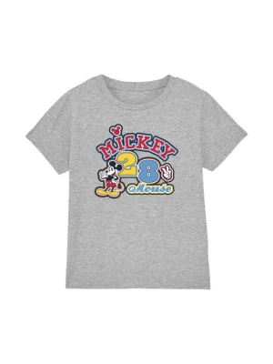 T-shirt z nadrukiem Disney szary melanż