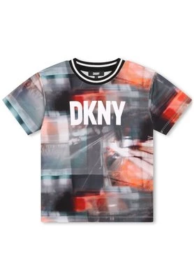 T-shirt z nadrukiem DKNY