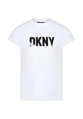 T-shirt z nadrukiem DKNY