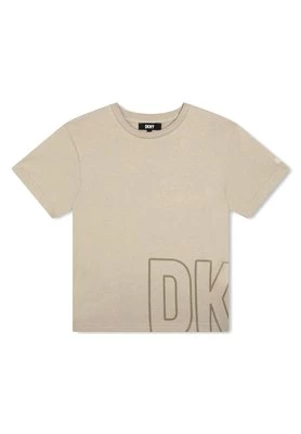 T-shirt z nadrukiem DKNY