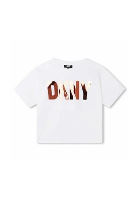 T-shirt z nadrukiem DKNY