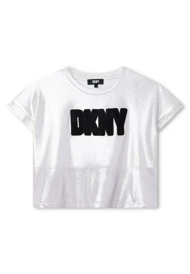 T-shirt z nadrukiem DKNY