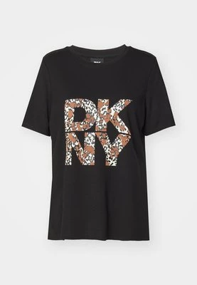 T-shirt z nadrukiem DKNY