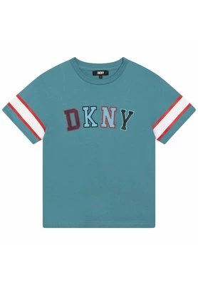 T-shirt z nadrukiem DKNY