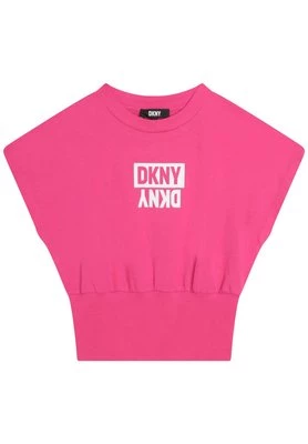 T-shirt z nadrukiem DKNY