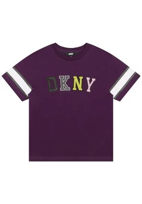 T-shirt z nadrukiem DKNY