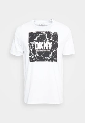 T-shirt z nadrukiem DKNY