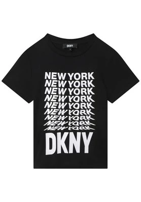 T-shirt z nadrukiem DKNY