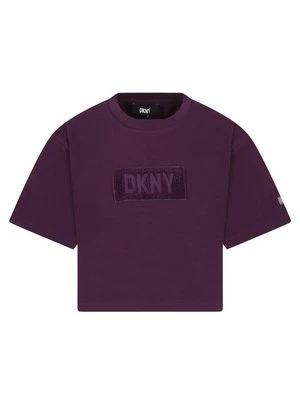 T-shirt z nadrukiem DKNY