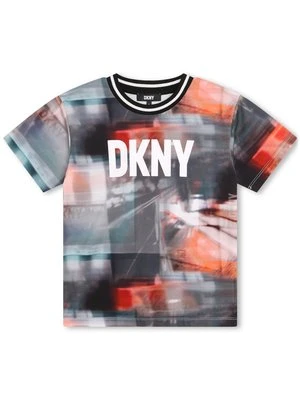 T-shirt z nadrukiem DKNY