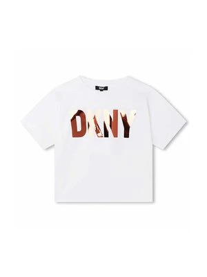 T-shirt z nadrukiem DKNY