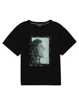 T-shirt z nadrukiem DKNY