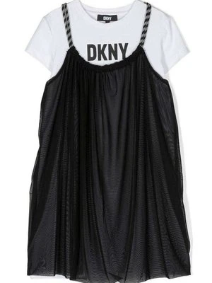 T-shirt z nadrukiem DKNY