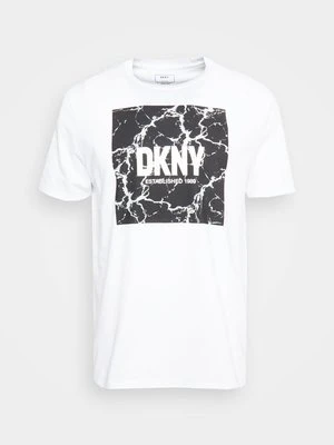 T-shirt z nadrukiem DKNY