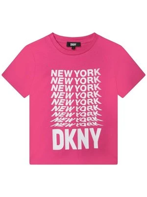 T-shirt z nadrukiem DKNY