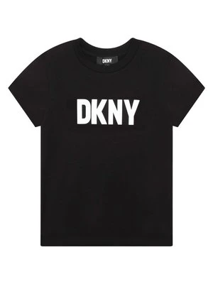 T-shirt z nadrukiem DKNY