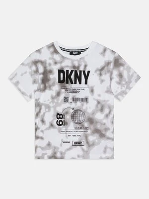 T-shirt z nadrukiem DKNY