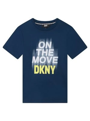 T-shirt z nadrukiem DKNY