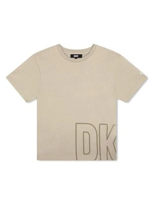 T-shirt z nadrukiem DKNY