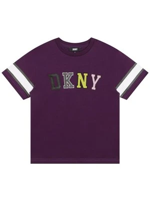 T-shirt z nadrukiem DKNY