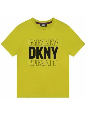 T-shirt z nadrukiem DKNY